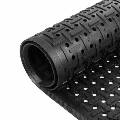 E-Purchasing Rubber Mats Kitchen Mat Anti-Slip Grease-Proof Chef Mats - 3/8 In X 3 Ft X 5 Ft With A Beveled Edge - Black