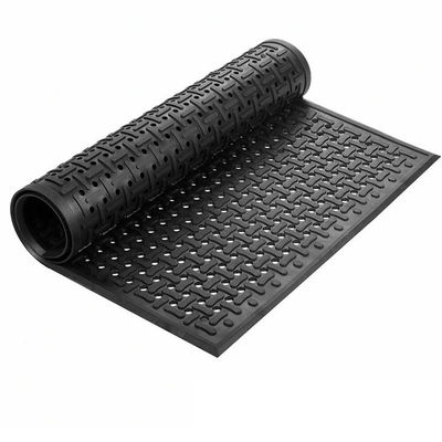 E-Purchasing Rubber Mats Kitchen Mat Anti-Slip Grease-Proof Chef Mats - 3/8 In X 3 Ft X 5 Ft With A Beveled Edge - Black
