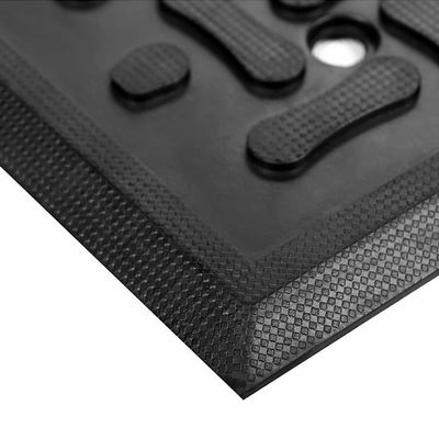 E-Purchasing Rubber Mats Kitchen Mat Anti-Slip Grease-Proof Chef Mats - 3/8 In X 3 Ft X 5 Ft With A Beveled Edge - Black