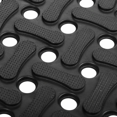 E-Purchasing Rubber Mats Kitchen Mat Anti-Slip Grease-Proof Chef Mats - 3/8 In X 3 Ft X 5 Ft With A Beveled Edge - Black