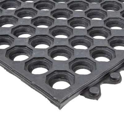 Drainable Rubber Honeycomb Mat Anti Slip Rubber Mats For Horse Solariums And Washdown Area