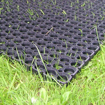 23mm Thickness Anti Slip Rubber Mats Non Slip Rubber Grass Mats For Equestrian Yard Gateway