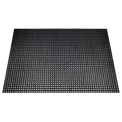 Anti Slip Rubber Grating For Horse Shower 24" X 36" Black Hollow Rubber Mats