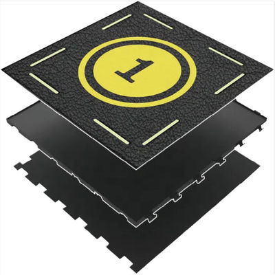500 X 500 X 25mm Intelligent Training System Rubber Gymnasium Flooring