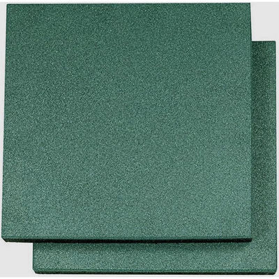 2 Pcs Easy-Diy Ultra Thick Interlocking Outdoor Rubber Tiles , 45mm Thick For Playground, Outdoor Gym Floor, Sports Deck