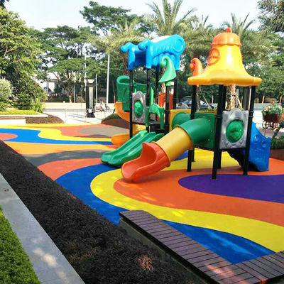 Fireproof And Silent Rubber Paver Tiles Outdoor Rubber Floor Mat 20mm25mm30mm35mm Anti-Slip Rubber Tile