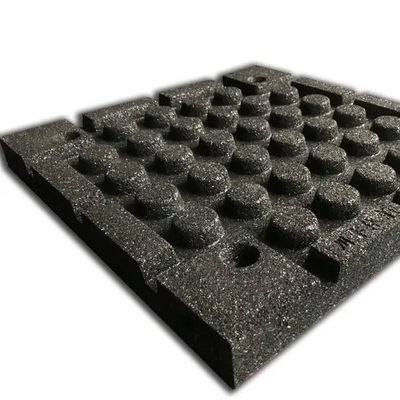25mm 4pcs Eco Sports Outdoor Interlocking Tiles 20"X20"X1'' Thick Interlocking Rubber Gym Flooring