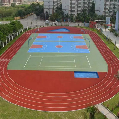 2.2m X 1.5m Synthetic Rubber Track Backdrop Red Runway Green Lawn Playground Background For Photography School Track