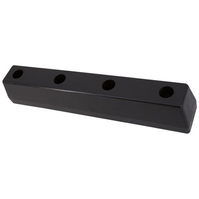 Rubber Accessories Upstand HeACavy Duty Black Rubber Buffer On A Steel Angle Plate For Steel Door