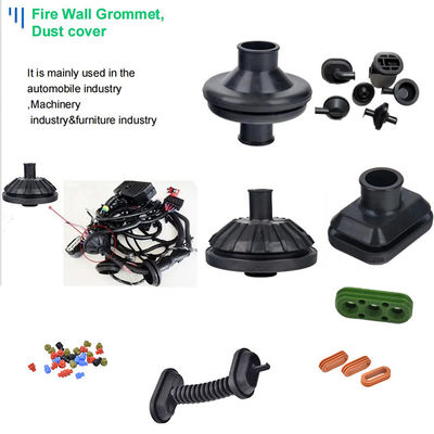 Rubber Accessories  Automotive Wiring Harness Rubber Parts Automotive Dust Proof Epdm Rubber Grommets