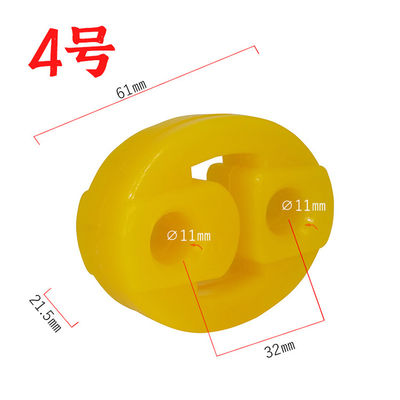 Rubber Accessories  Automotive Suspension Rubber Parts Shockproof Suspension Two Hole Lifting Lug Automotive Rubber