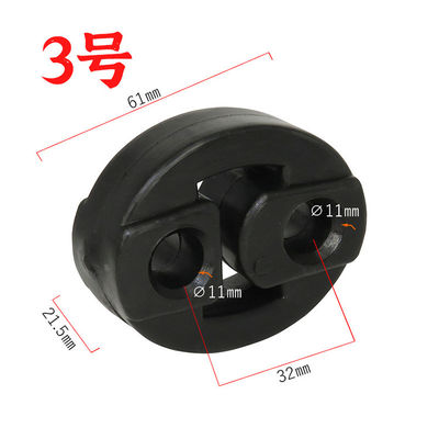 Rubber Accessories  Automotive Suspension Rubber Parts Shockproof Suspension Two Hole Lifting Lug Automotive Rubber