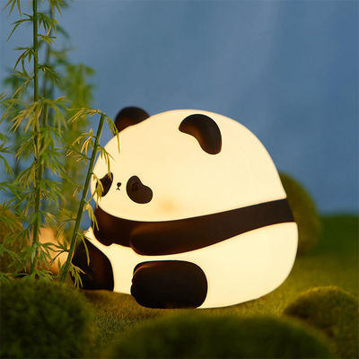 Cute Panda Night Light, Led Squishy Novelty Animal Night Lamp, 3 Level Dimmable Nursery Nightlight