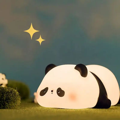 Christmas Gifts Silicone Panda Night Light Cartoon Animal Cute Sleep Led Children'S Silicone Night Light For Baby Kid