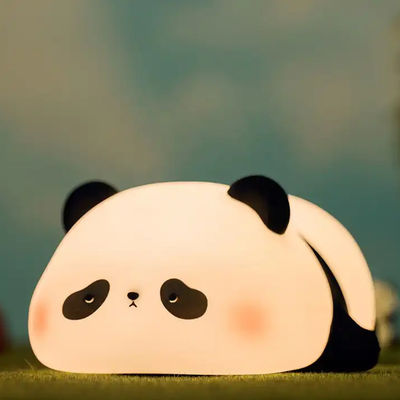 Christmas Gifts Silicone Panda Night Light Cartoon Animal Cute Sleep Led Children'S Silicone Night Light For Baby Kid