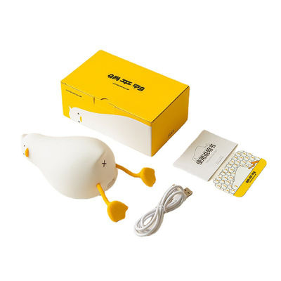Cute Bedroom Silicone Night Lamp Rechargeable Nursery Nightlight Timer Function Bedside Lamp