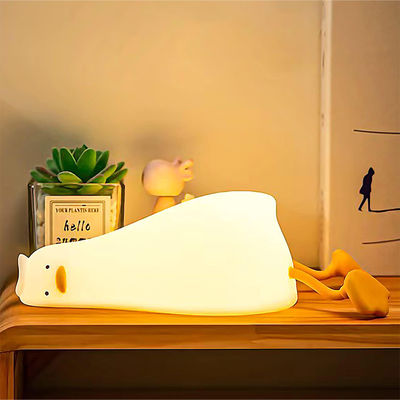 Novelty Touch Creative Silicone Duck Night Light Baby Kids Night Light Gift Lamp Night Light Room Decor Sleep