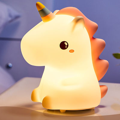 Rechargeable Silicone Night Lamp Unicorn Night Lights For Girls Bedroom Cute Childrens Silicone Night Lights