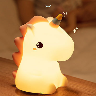 Rechargeable Silicone Night Lamp Unicorn Night Lights For Girls Bedroom Cute Childrens Silicone Night Lights