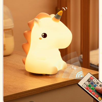 Rechargeable Silicone Night Lamp Unicorn Night Lights For Girls Bedroom Cute Childrens Silicone Night Lights