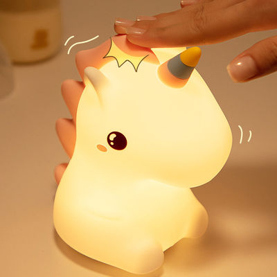 Unicorn Silicone LED Night Light Squishy Kawaii Night Lights For Baby Nursery Children Toddlers Teen Girls