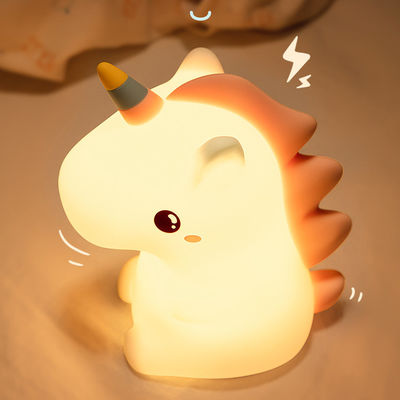 Unicorn Silicone LED Night Light Squishy Kawaii Night Lights For Baby Nursery Children Toddlers Teen Girls