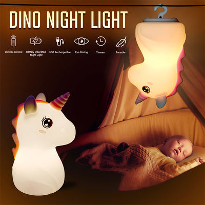 Touch Sensor Color Changing Baby Lamp Sleeping Light Rainbow Unicorn Silicone Night Lamp For Kids Bedroom Special Gift
