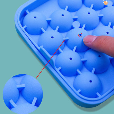 Ice Cube Tray Easy-Release Ice Cube Trays For Freezer, Diy Homemade Round Ice Cubes For Whiskey, Cocktails, Coffee