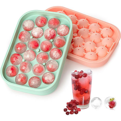 Ice Cube Tray Easy-Release Ice Cube Trays For Freezer, Diy Homemade Round Ice Cubes For Whiskey, Cocktails, Coffee