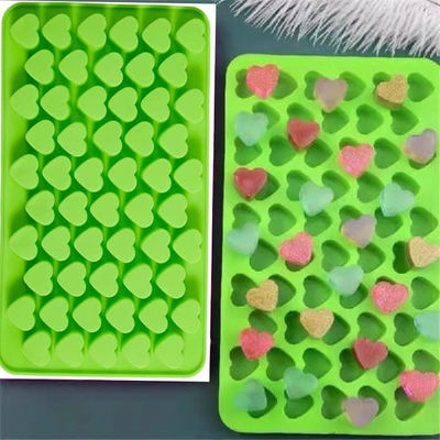 Mini Heart Shape Silicone Gummy Molds With Dropper, Findtop Chocolate Mold Silicone Cake Molds For Baking Chocolate