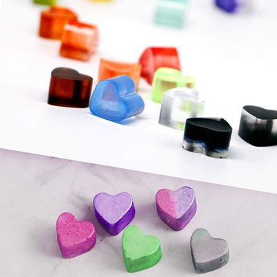 Baking Mold 55 Cavity Gummy Love Heart Chocolate Silicone Mold Fondant Tool Candy Eco Friendly Ice Cube Tray Chocolate