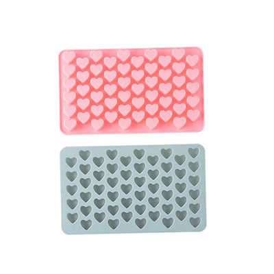 Baking Mold 55 Cavity Gummy Love Heart Chocolate Silicone Mold Fondant Tool Candy Eco Friendly Ice Cube Tray Chocolate