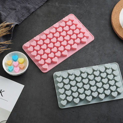Baking Mold 55 Cavity Gummy Love Heart Chocolate Silicone Mold Fondant Tool Candy Eco Friendly Ice Cube Tray Chocolate