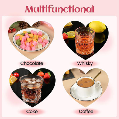 Baking Mold 55 Cavity Gummy Love Heart Chocolate Silicone Mold Fondant Tool Candy Eco Friendly Ice Cube Tray Chocolate
