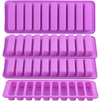 Ice Cube Trays 2 Pcs Ice Cube Moulds With No-Spill Removable Lid, Easy-Release Silicone And Flexible Ice Trays Strip