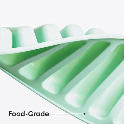 Finger Shaped Silicone Mold 4 Packs 10 Cavities Rectangle Chocolate Bar Mold For Croquette, Dog Treats Crayons Ice