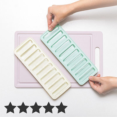 Finger Shaped Silicone Mold 4 Packs 10 Cavities Rectangle Chocolate Bar Mold For Croquette, Dog Treats Crayons Ice