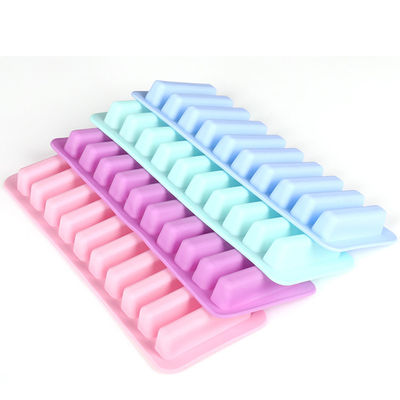 Non Stick 10 Half Cylinder Cavities Ice Cube Silicone Moulds Silicon Cake Mold For Chocolate Cookie