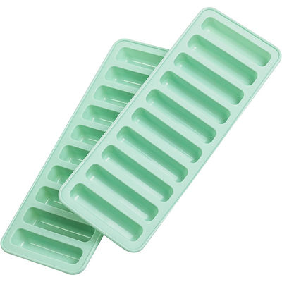 Non Stick 10 Half Cylinder Cavities Ice Cube Silicone Moulds Silicon Cake Mold For Chocolate Cookie