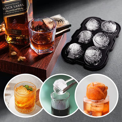 3D Skull Ice Cube Trays And 2 Diamond Shaped Ice Cube Moulds For Whisky Cocktails And Coffee Ice Cube Molds Black
