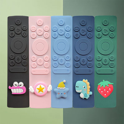 Silicone Rubber Keypad Remote Keypad Voice Tv Remote Control Silicone Protective Cover 3c71/5a60 Cartoon Cute