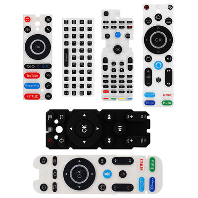 Universal Silicone Rubber Keypad IR Smart Home LCD LED HDTV Super General TV Remote Controller