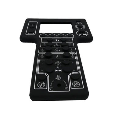 Touch Feeling Heavy Machinery Silicone Rubber Keypad For Excavator Bulldozer Keyboard