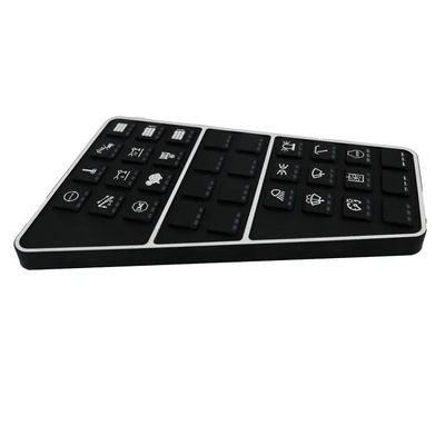 Touch Feeling Heavy Machinery Silicone Rubber Keypad For Excavator Bulldozer Keyboard