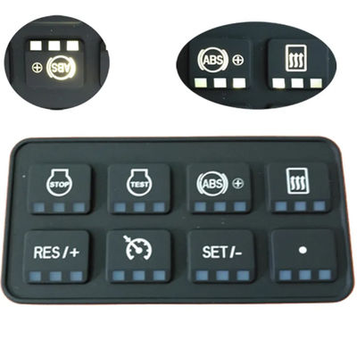 Remote Controls Heavy Machinery CNC Button Keypad Electric Welding Machine Silicone Rubber Keypad