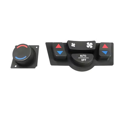 Rubber Silicone Molded Keypad Auto Parts Air Conditioning Silicone Keypad Button Auto Refrigeration Button Pad
