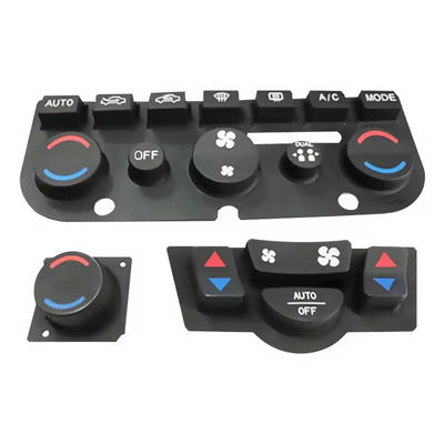 Rubber Silicone Molded Keypad Auto Parts Air Conditioning Silicone Keypad Button Auto Refrigeration Button Pad