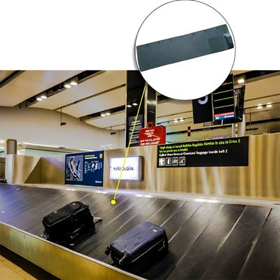 Stone Crusher Herringbone Rubber Mat Big Airport Baggage Dough Sheeter Pattern Rubber Conveyor Belt