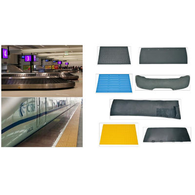 Stone Crusher Herringbone Rubber Mat Big Airport Baggage Dough Sheeter Pattern Rubber Conveyor Belt