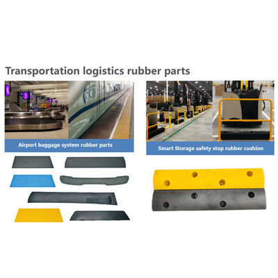 Black Rough Top Airport Baggage Large Rubber Mats Rubber Conveyor Belt